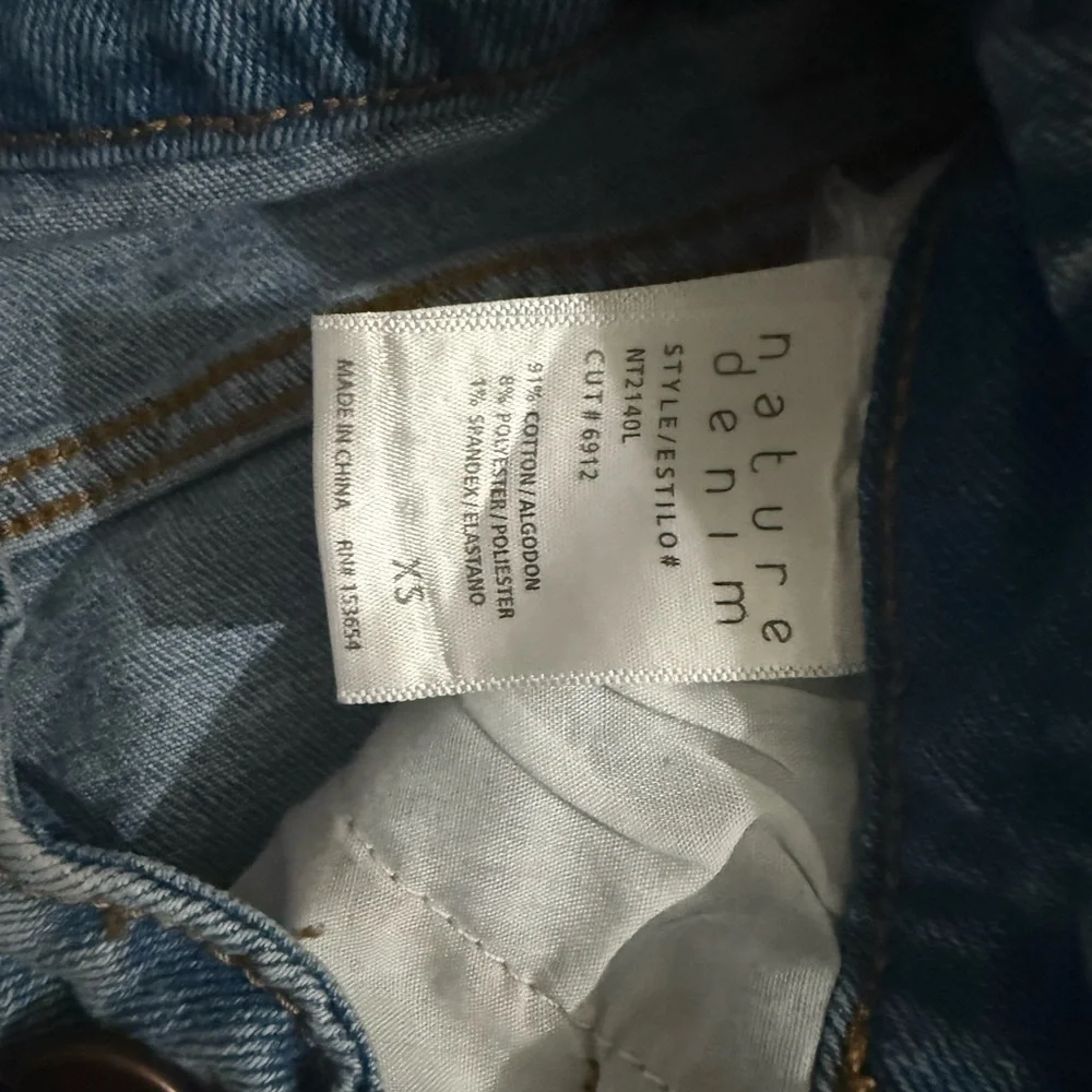 Distressed Light Blue Denim Shorts
